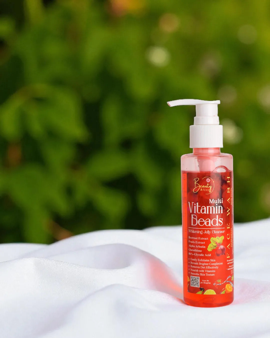 Glutathione Serum + Vitamin Beads Jelly Cleanser Face Wash Combo Deal