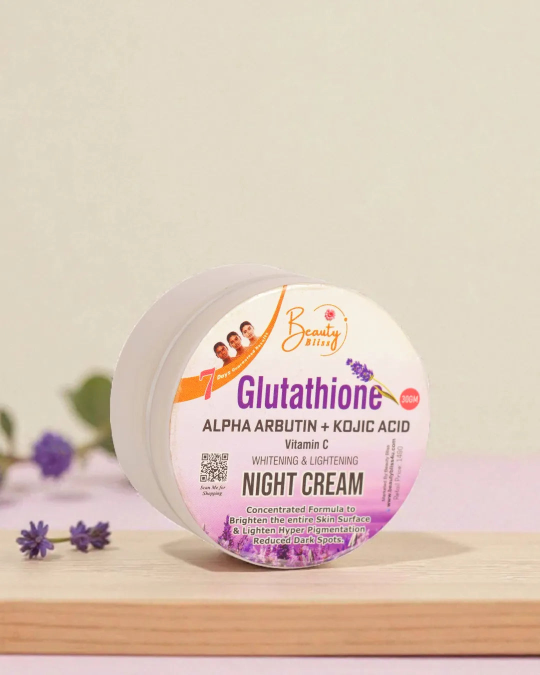 Glutathione Serum + Vitamin Beads Face Wash &  Night Cream