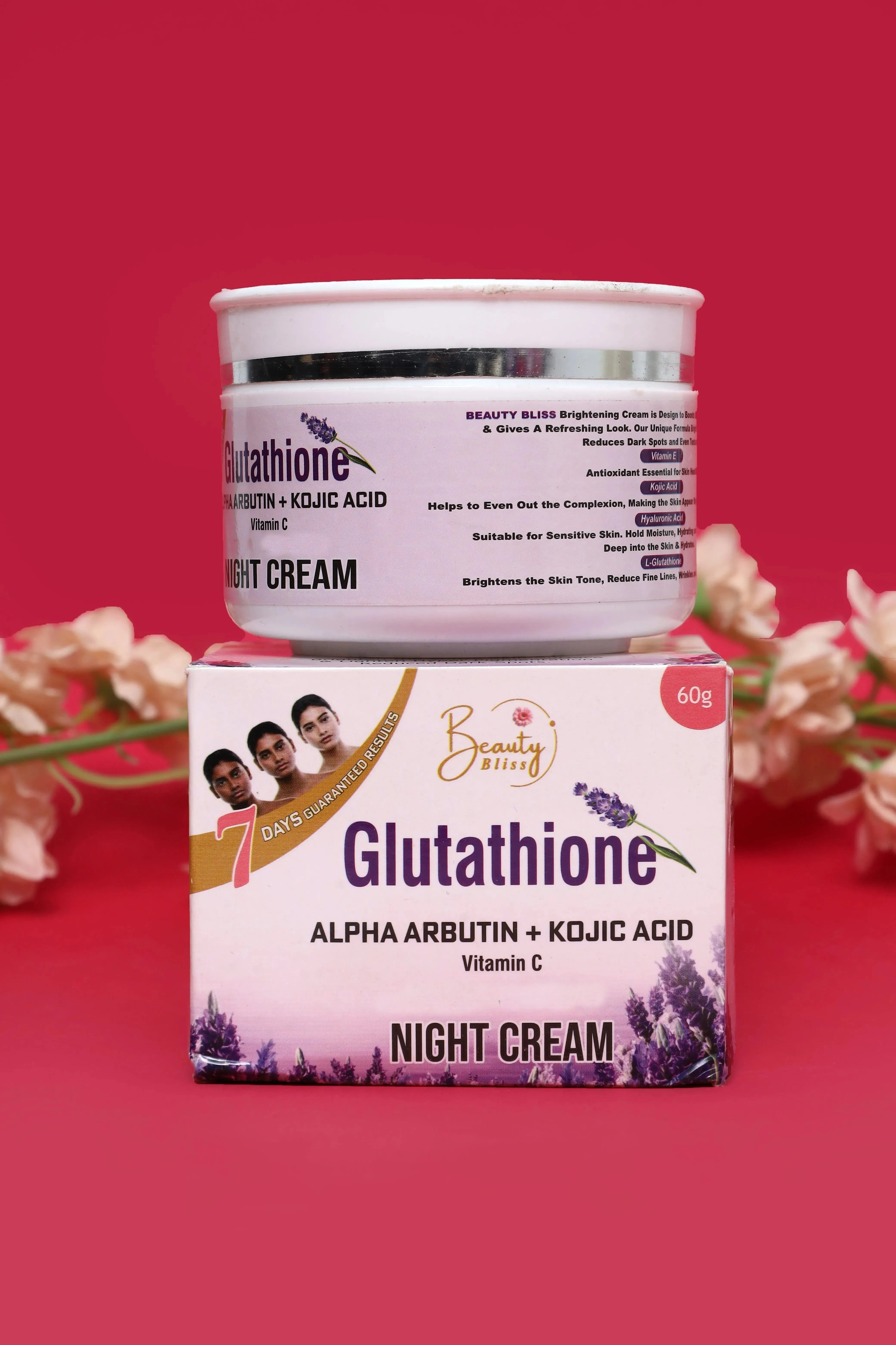 Glutathione Night Cream & Glutathione Soap Deal
