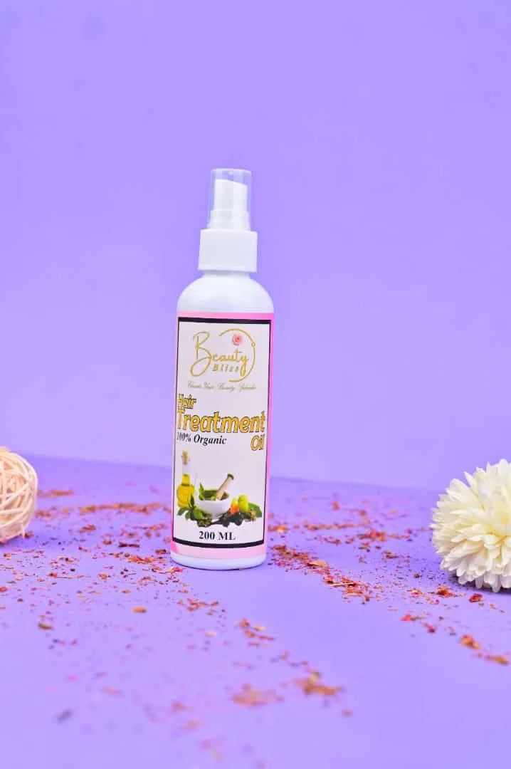 Pack Of 2 Hair Treatment Oil + Shampoo FREE 100% Organic 200 ML - Beauty Bliss