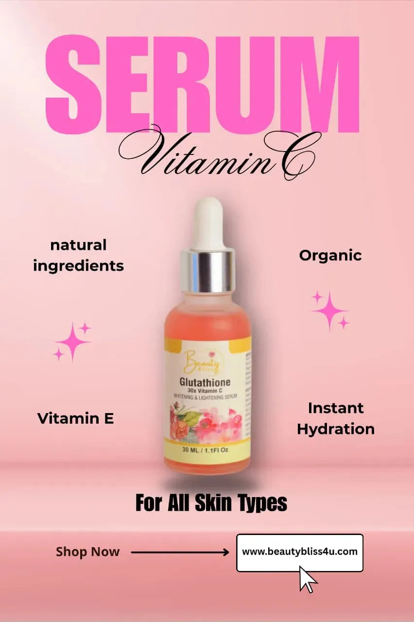 GLUTATHIONE + 30X VITAMIN C SERUM + GLUTAX SOAP FREE